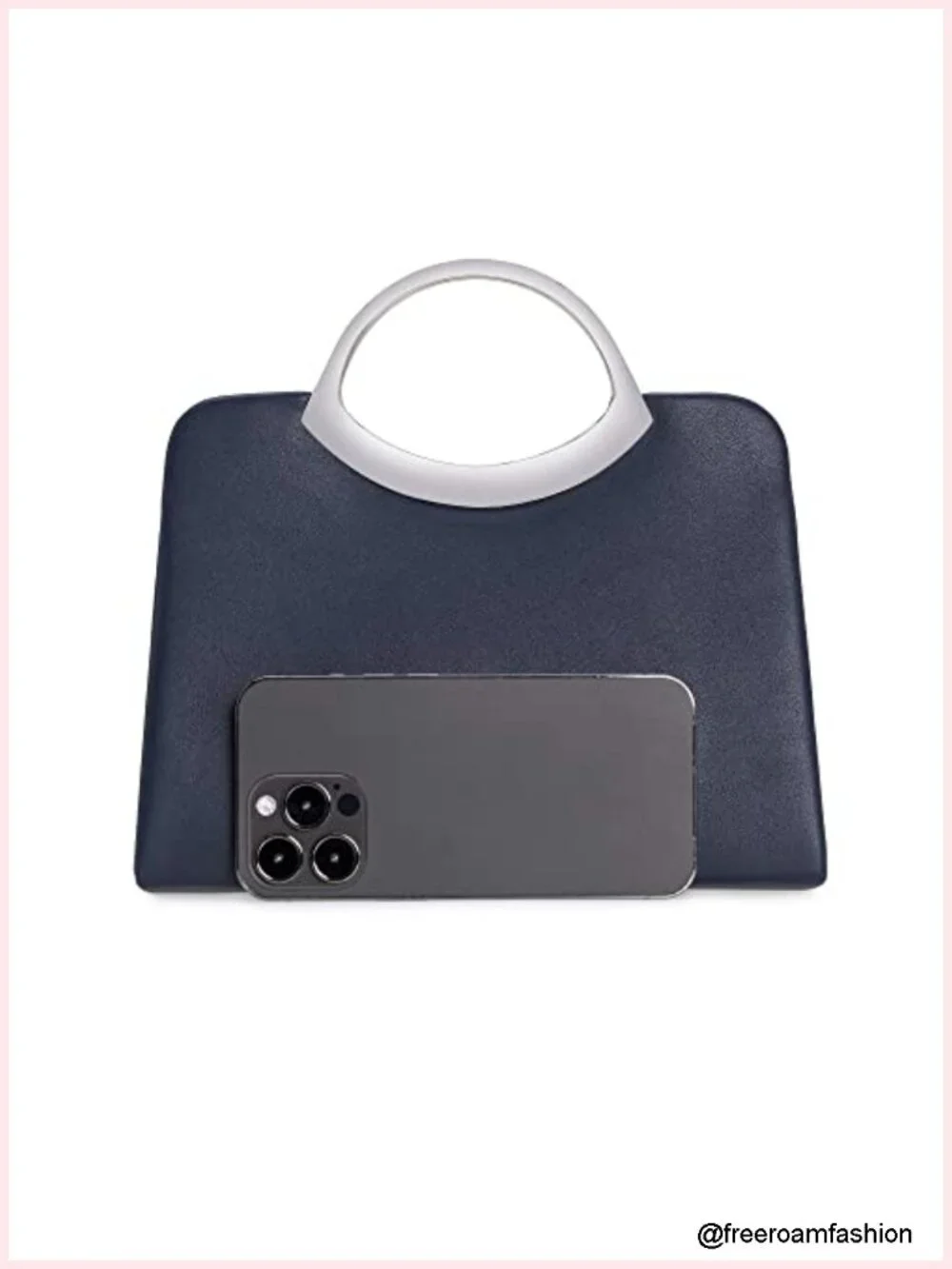 Small PU Leather Evening Clutch with Detachable Chain Strap